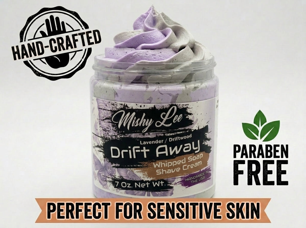 Crème fouettée et crème de rasage Drift Away