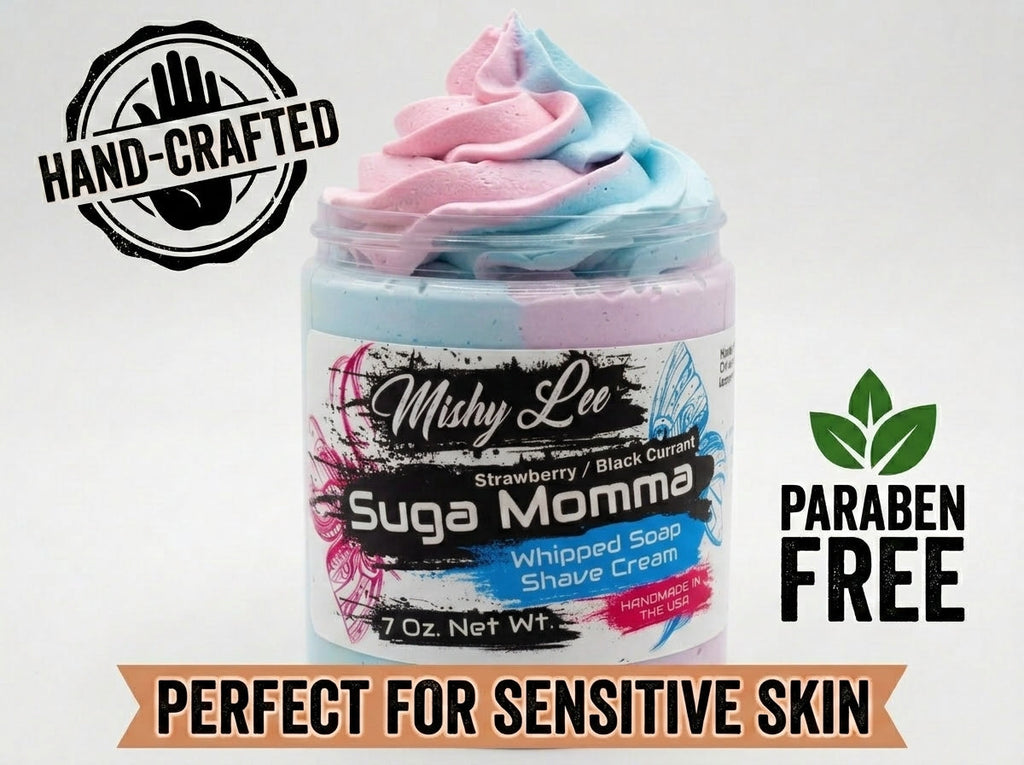 Crème de rasage et savon fouettés Suga Momma