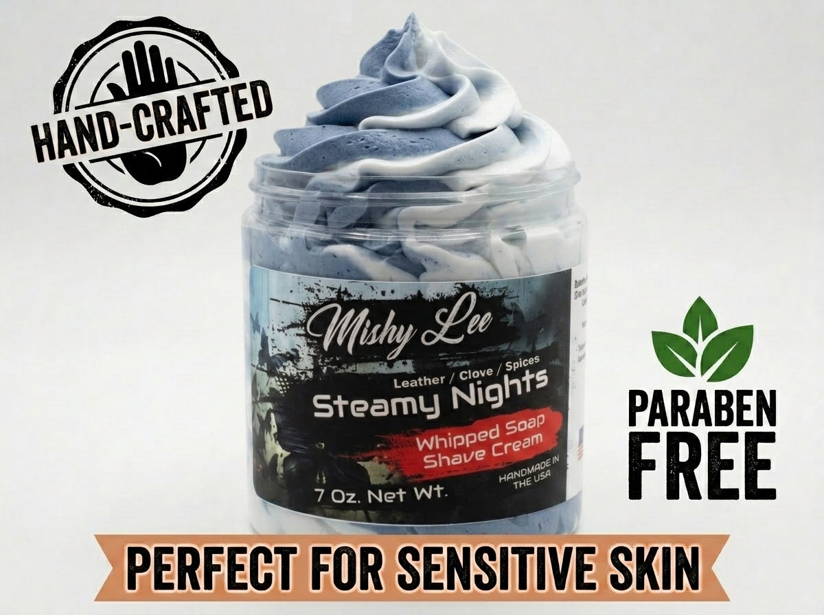 Crème de Savon Fouettée et de Rasage pour Hommes Steamy Nights