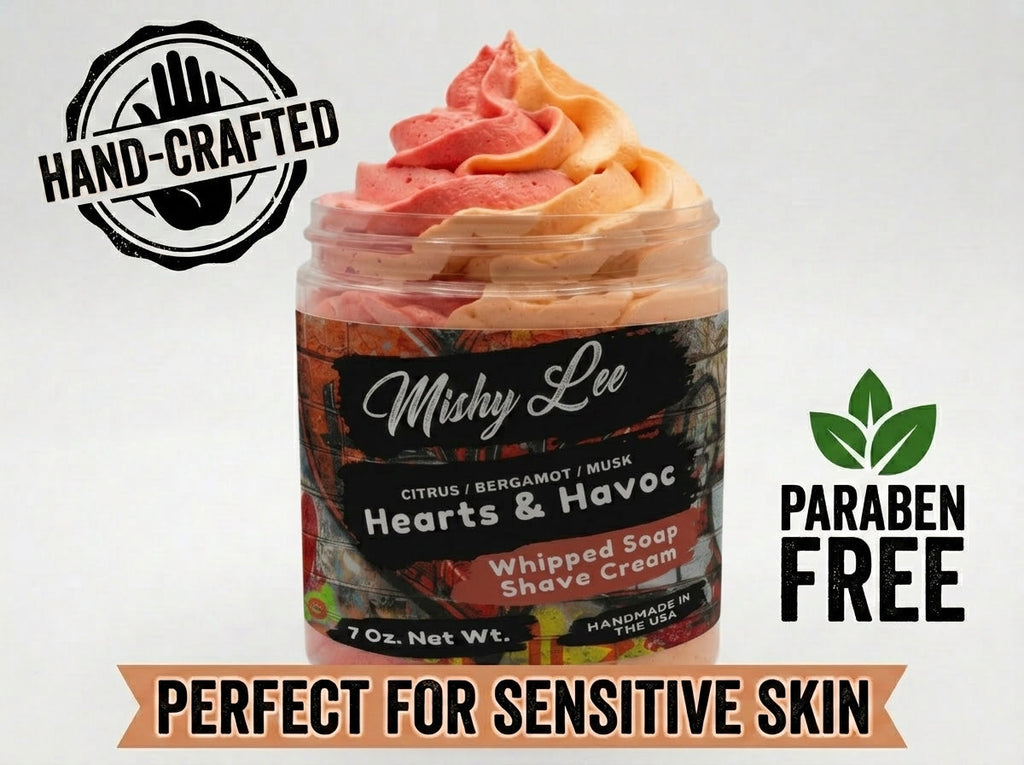 Savon et Crème à Raser Fouettés pour Homme Hearts & Havoc