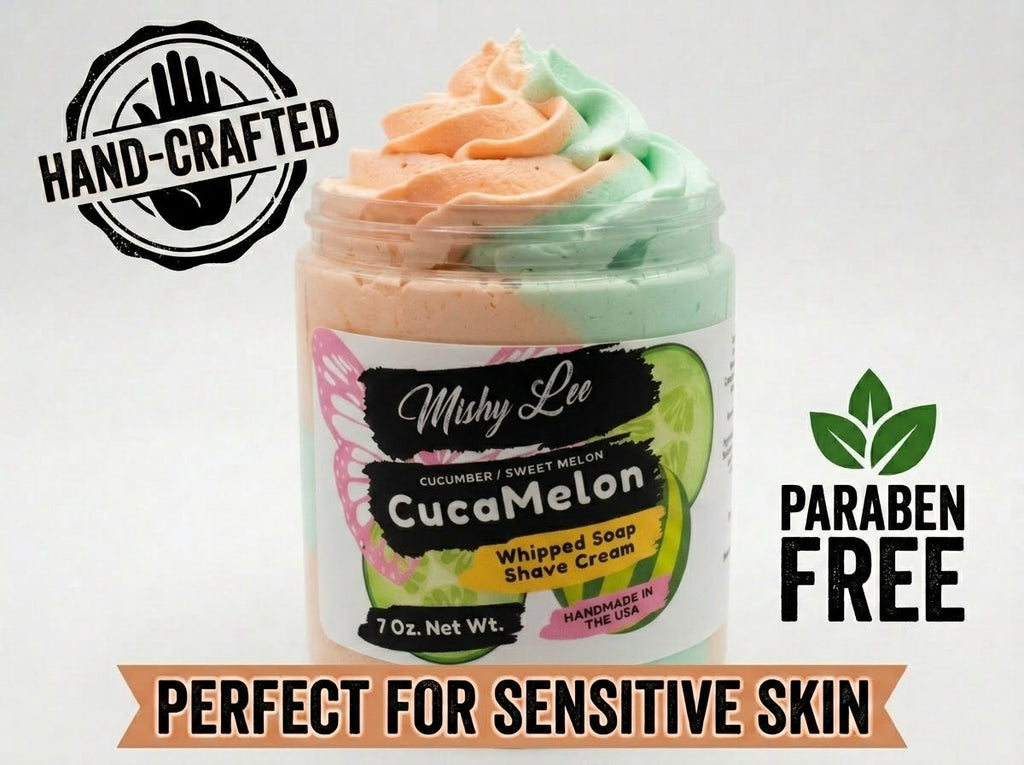 Crème fouettée CucaMelon pour le corps et le rasage