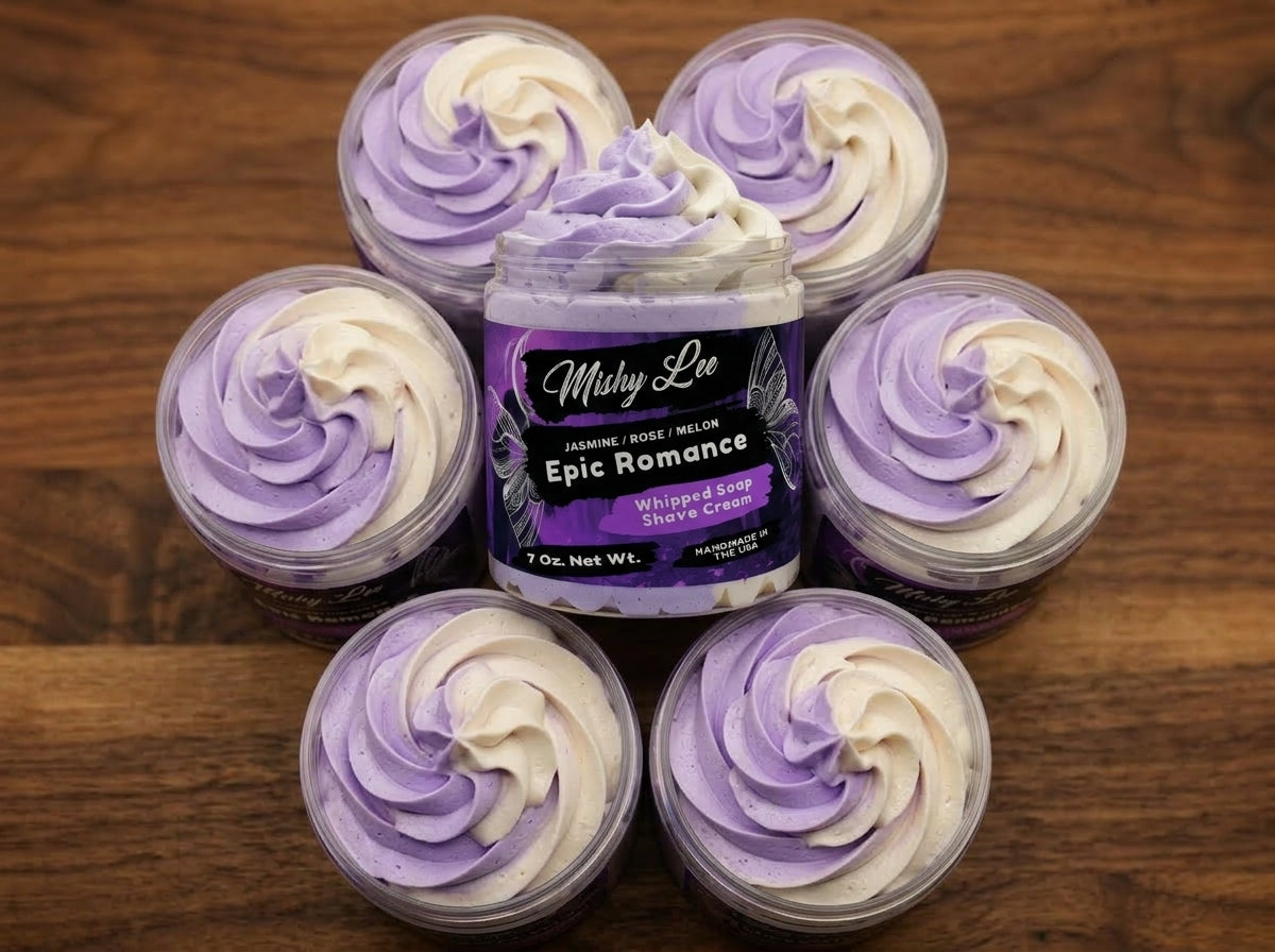 Crème fouettée pour le corps et de rasage Epic Romance