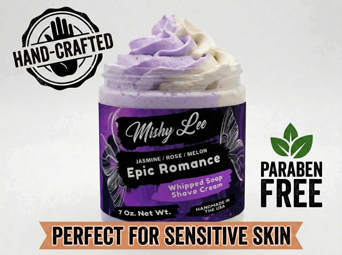 Crème fouettée pour le corps et de rasage Epic Romance