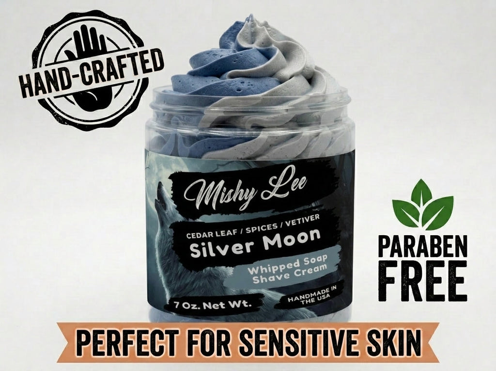 Crème de Rasage et Savon Fouetté Homme Silver Moon