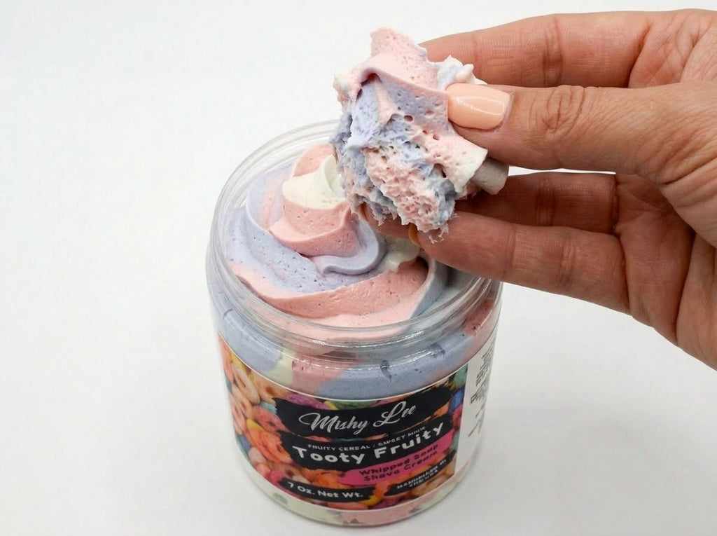 Crème fouettée et crème à raser Tooty Fruity