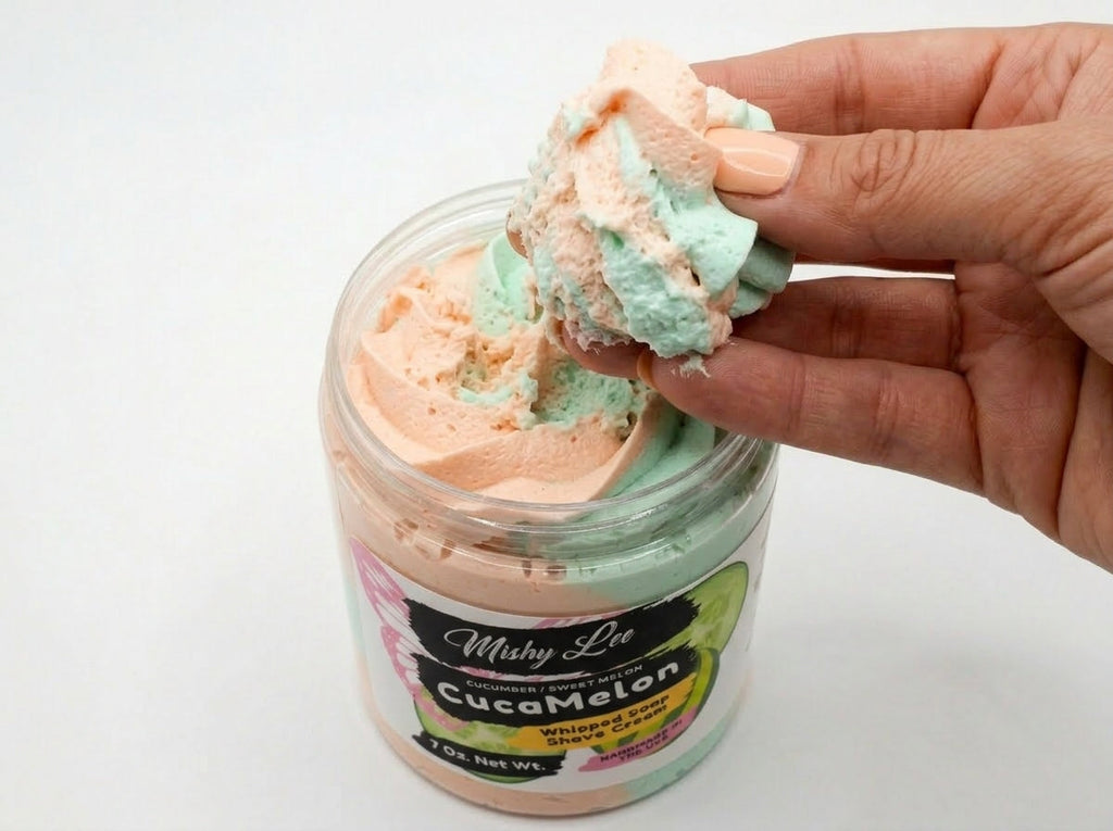 Crème fouettée CucaMelon pour le corps et le rasage