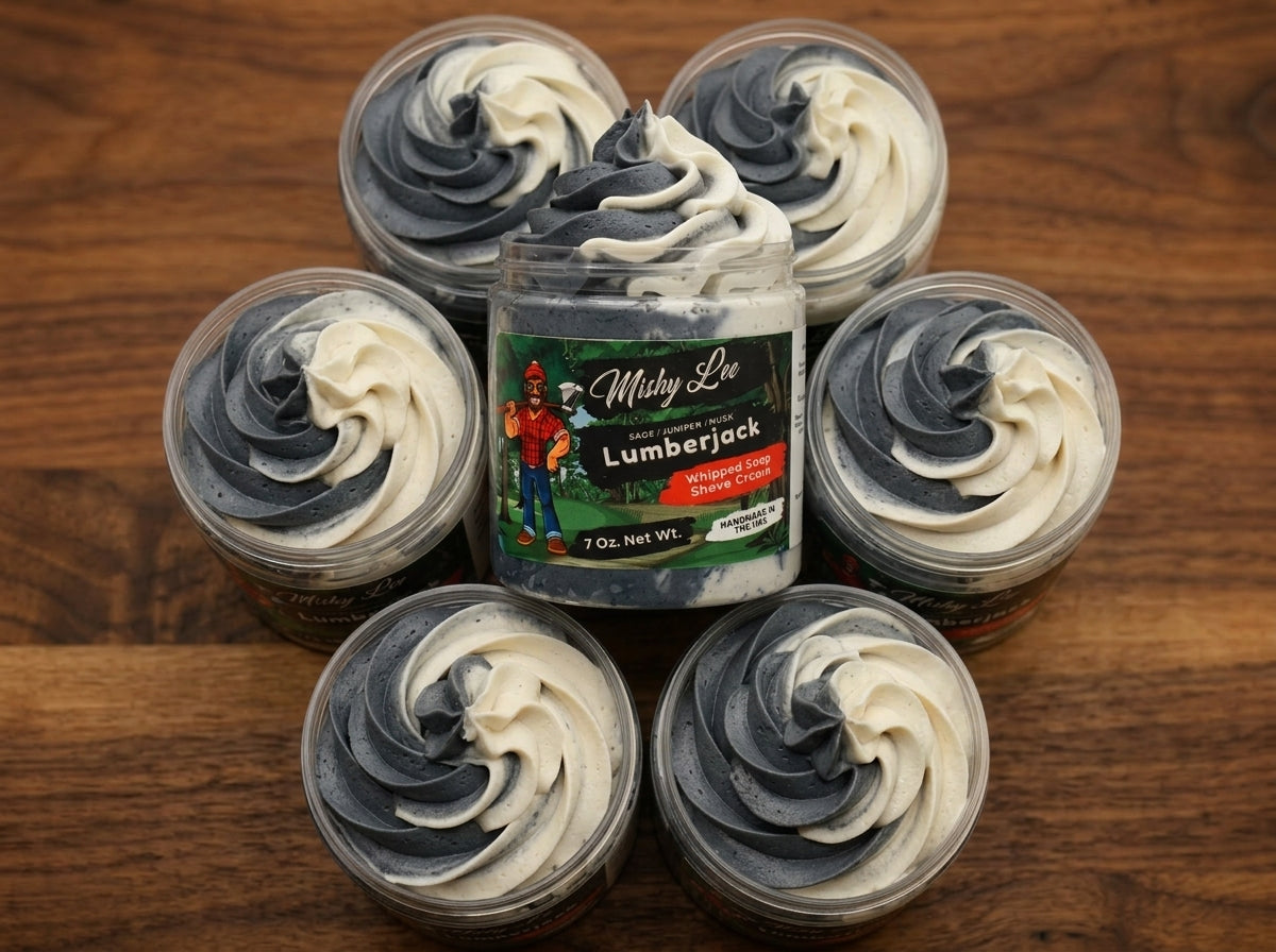 Crème fouettée à raser Lumberjack pour homme