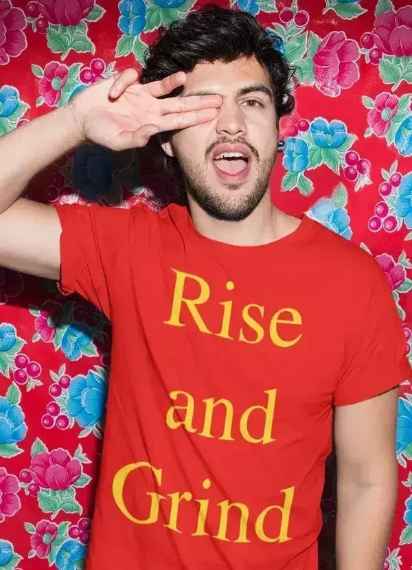 T-shirt « Lève-toi et bosse »