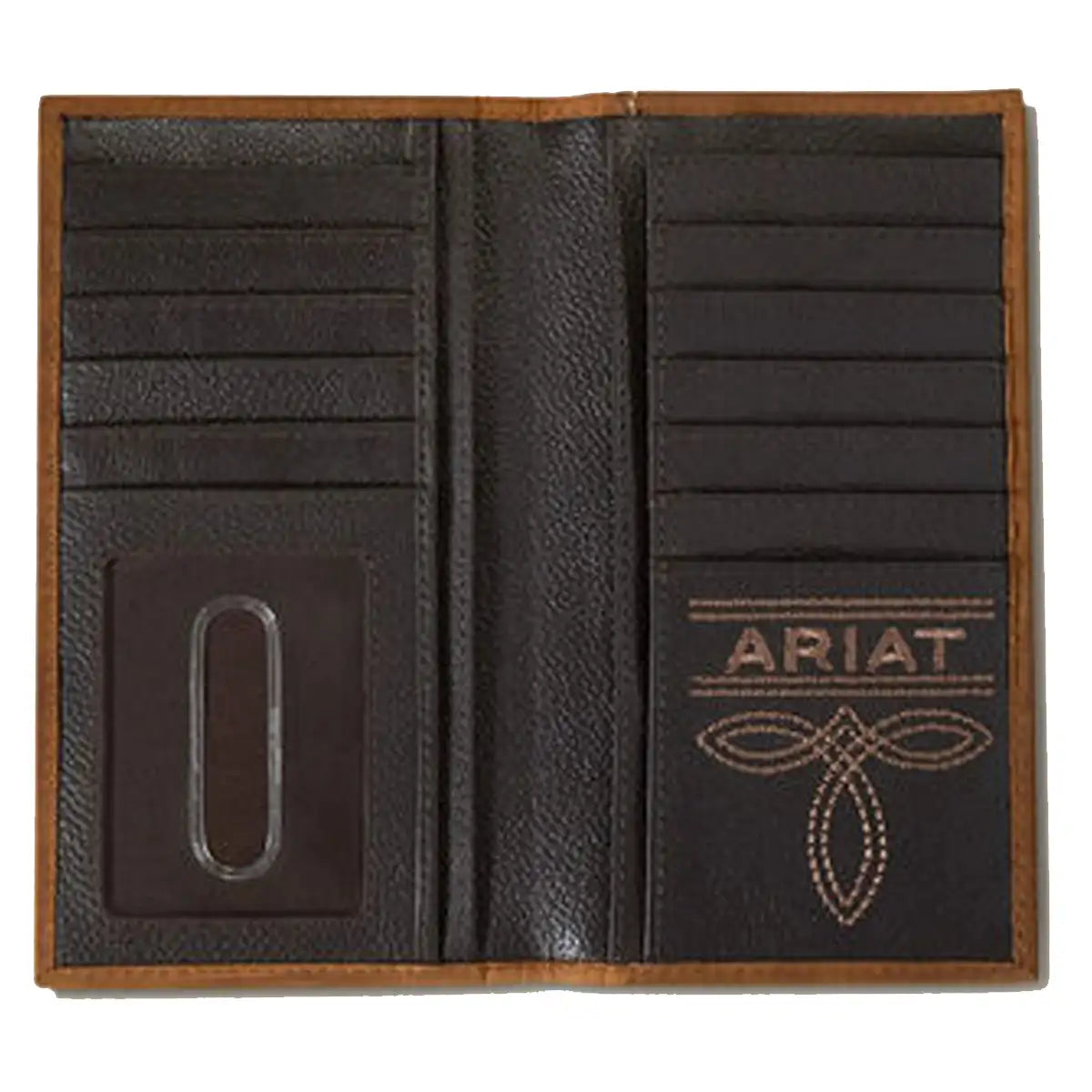 Portefeuille rodéo Ariat Diamond Southwest en tissu (marron) pour homme