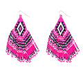 Boucles d'oreilles Streaming Light couleur Magenta