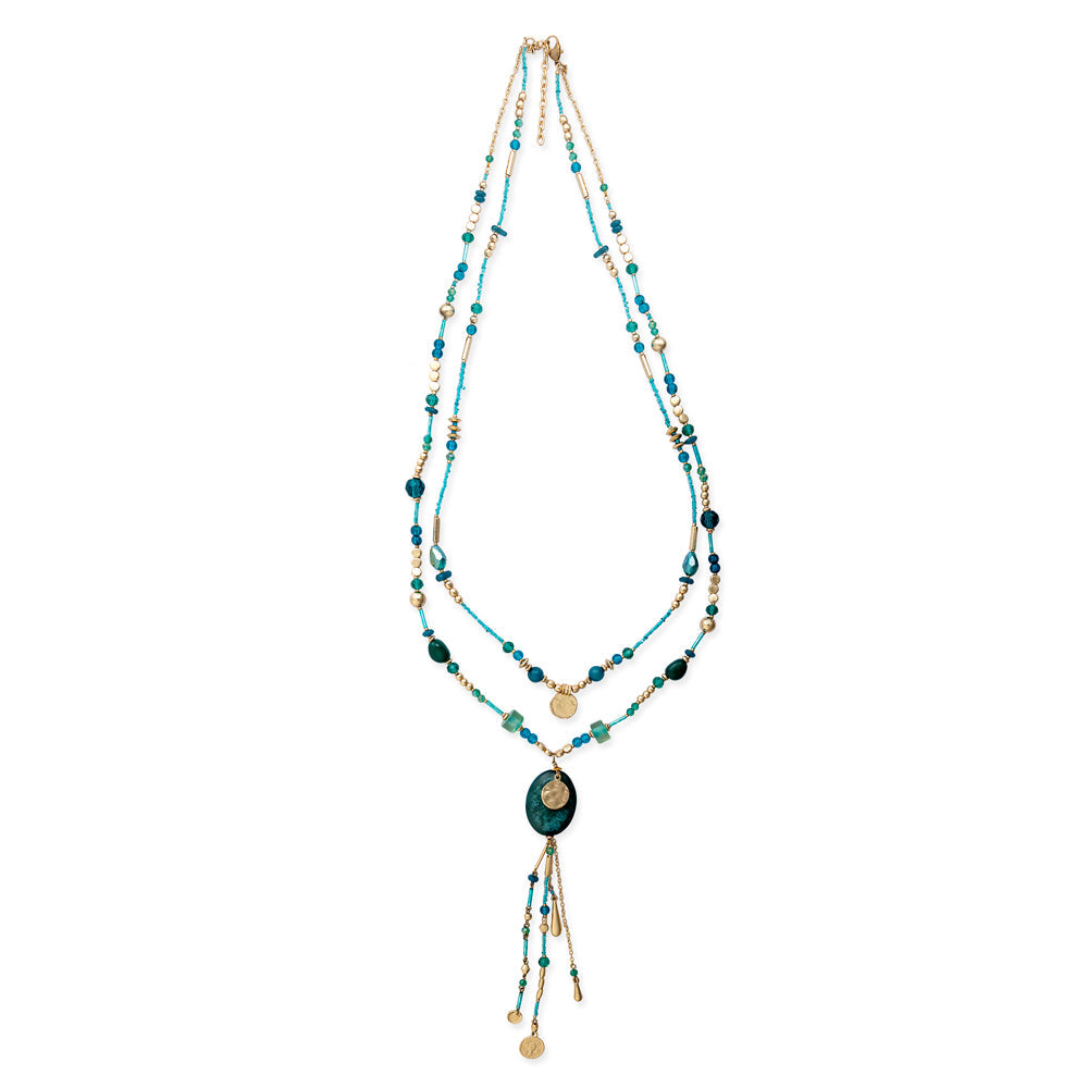 Collier Bluestone Shine Strand
