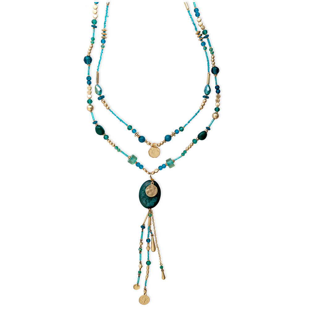 Collier Bluestone Shine Strand