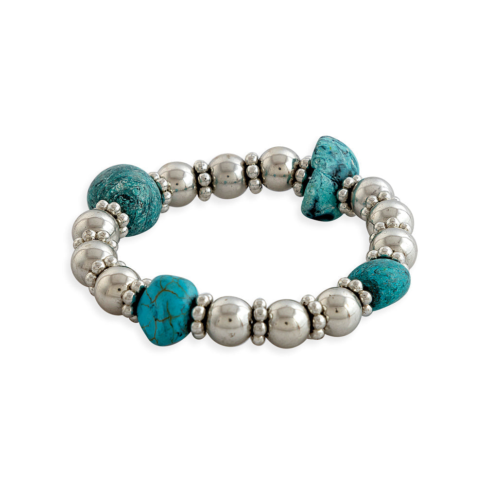Bracelet rond quatre pierres