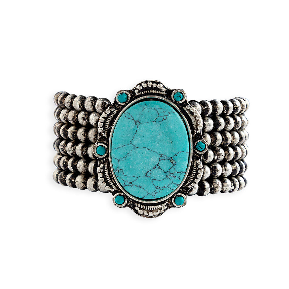 Bracelet en perles de pierre Oracle