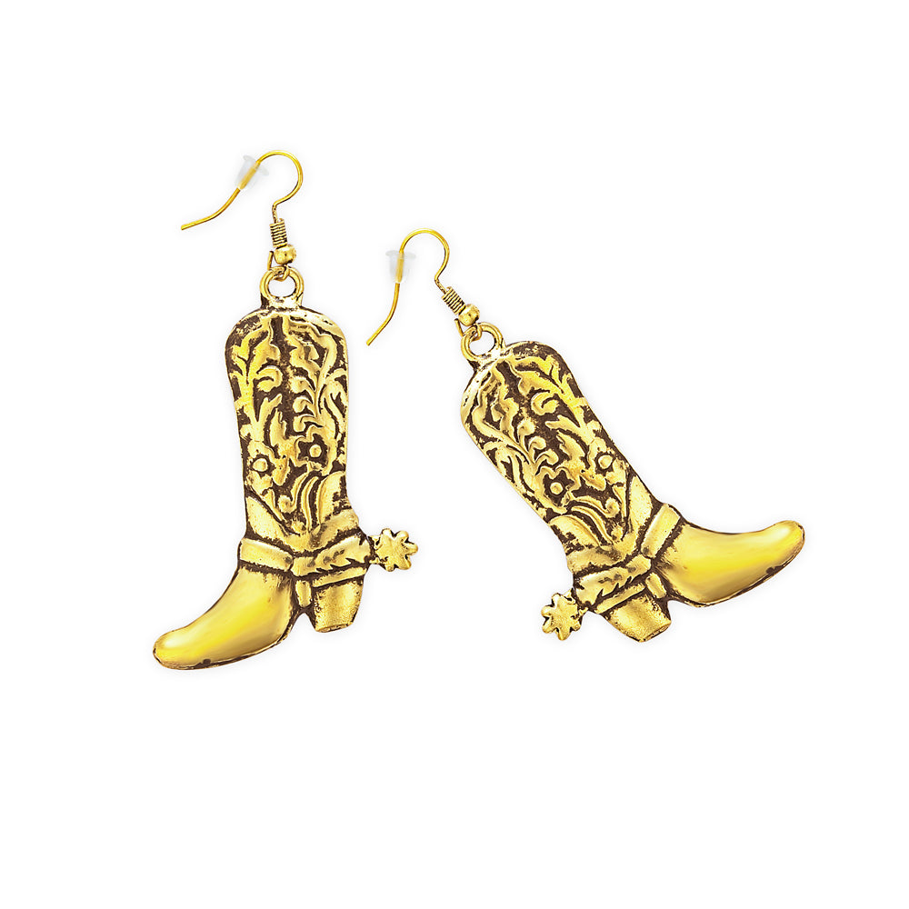 Boucles d'oreilles éperon dorées