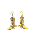 Boucles d'oreilles éperon dorées