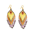 Boucles d'oreilles perlées « Éclat du désert »