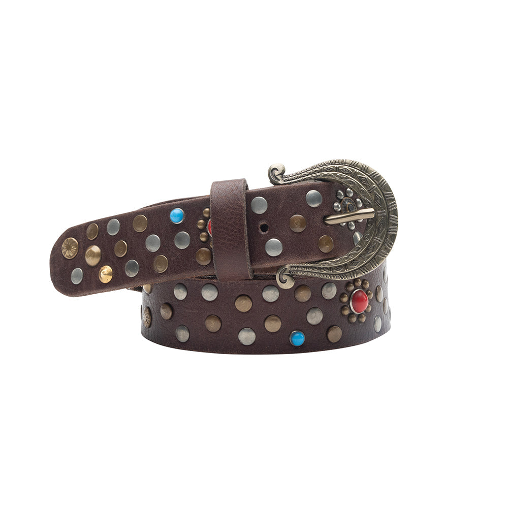 Ceinture Constellation en cuir pour femme