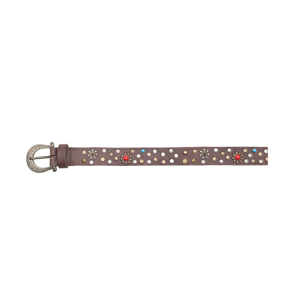 Ceinture Constellation en cuir pour femme
