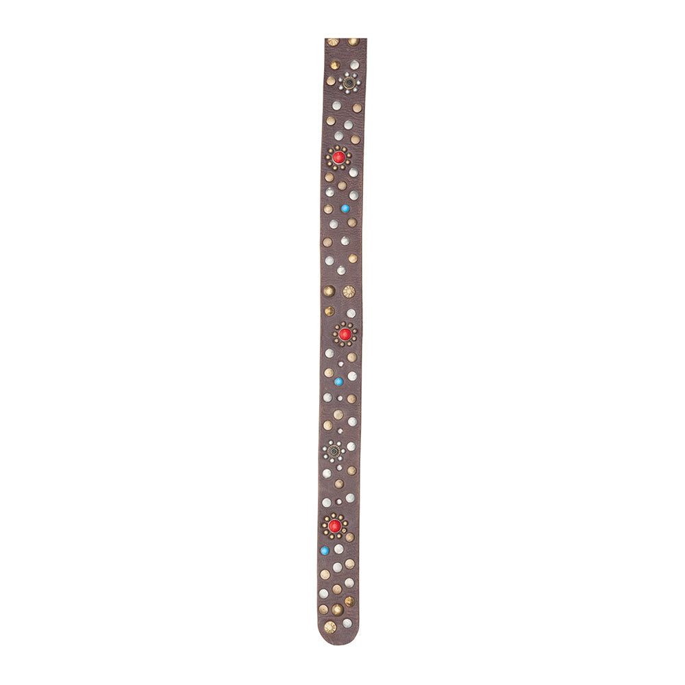 Ceinture Constellation en cuir pour femme