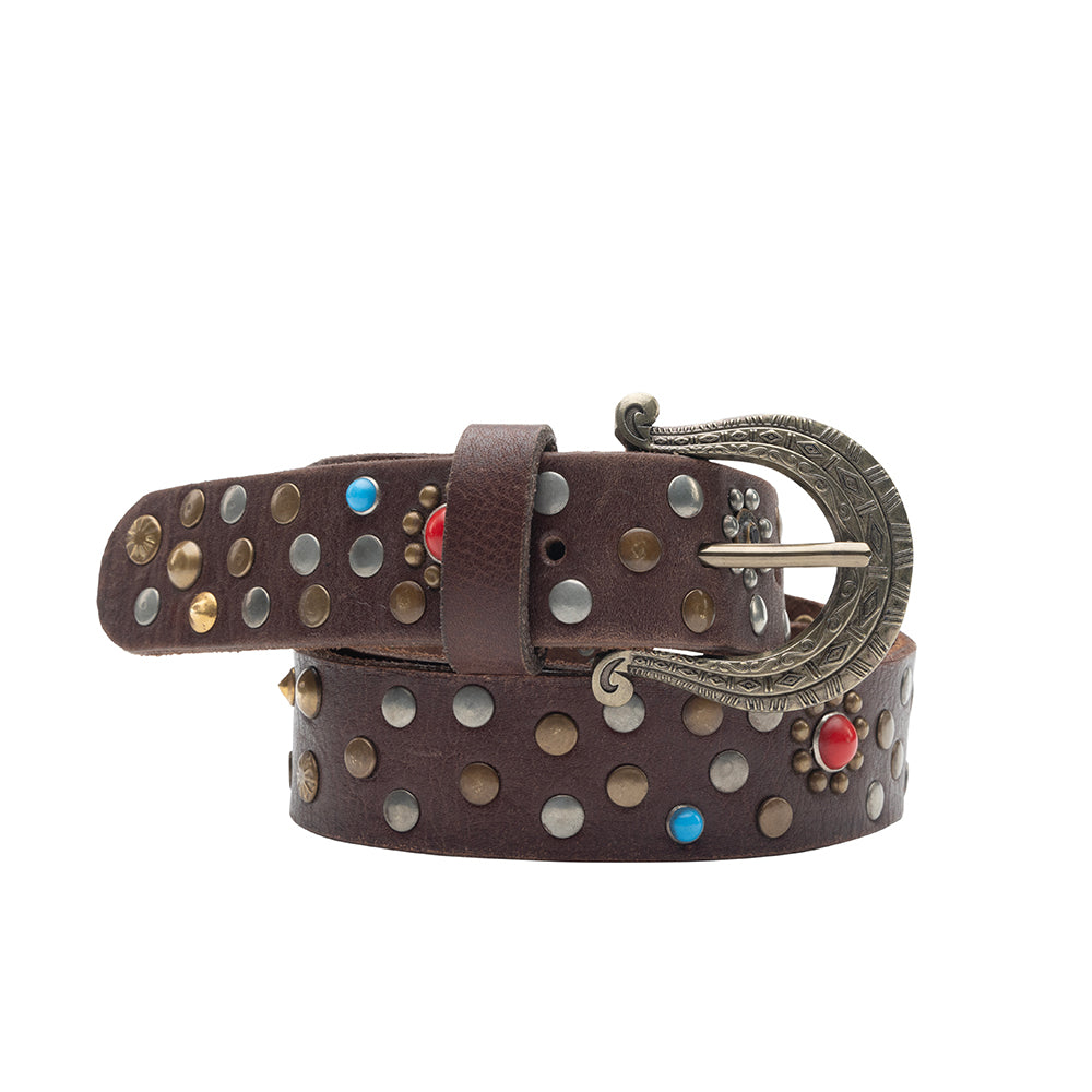 Ceinture Constellation en cuir pour femme