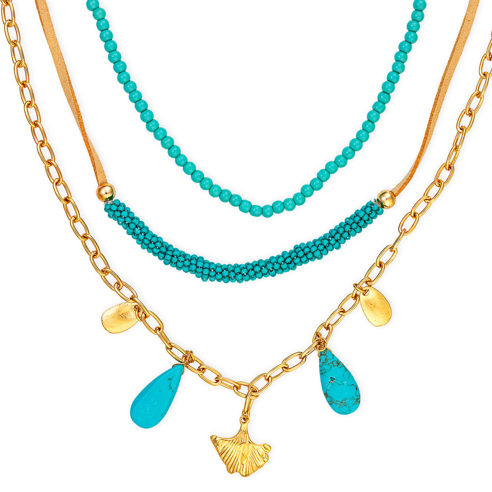 Collier superposé Elsa River