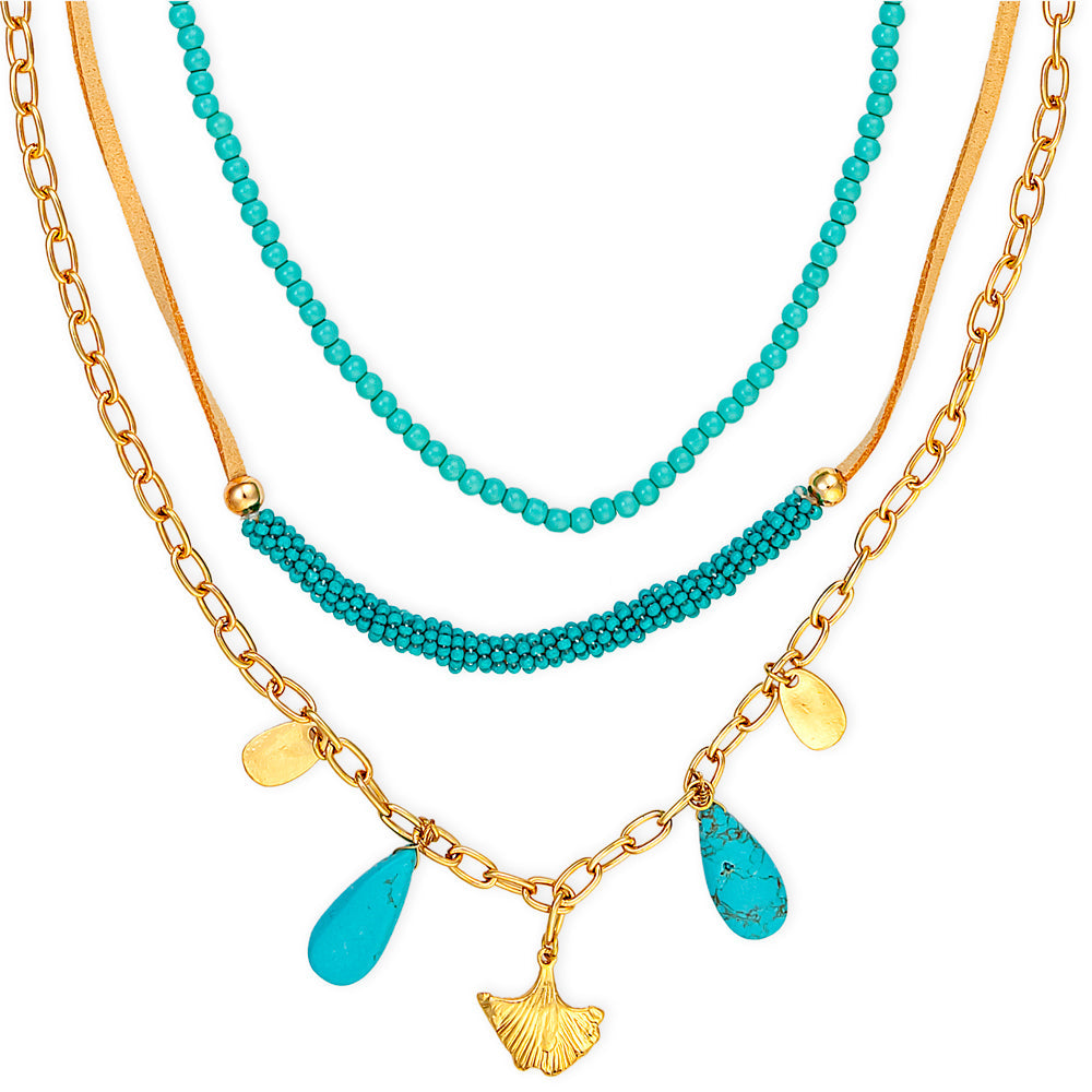 Collier superposé Elsa River