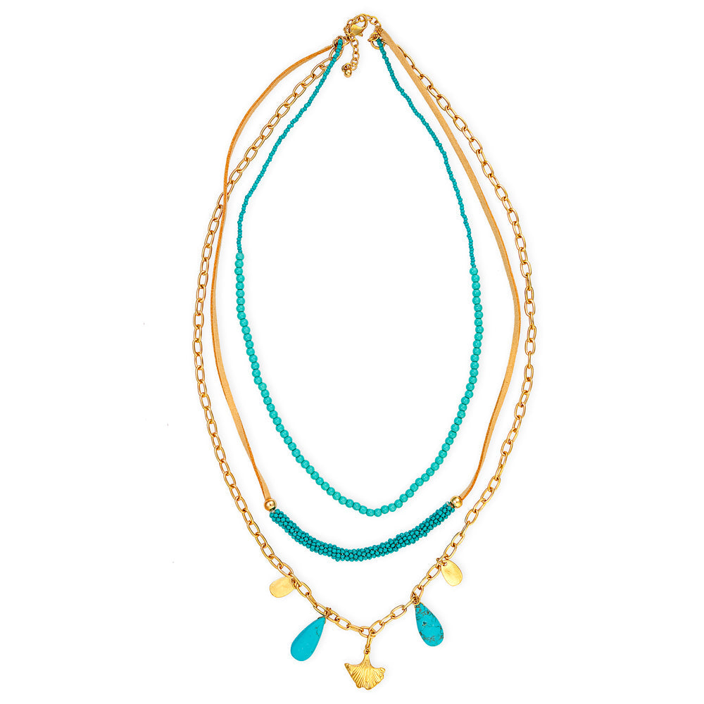 Collier superposé Elsa River