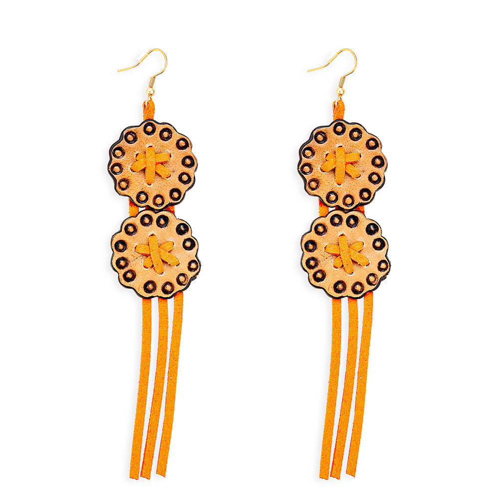 Boucles d'oreilles Fleur souriante