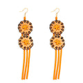 Boucles d'oreilles Fleur souriante