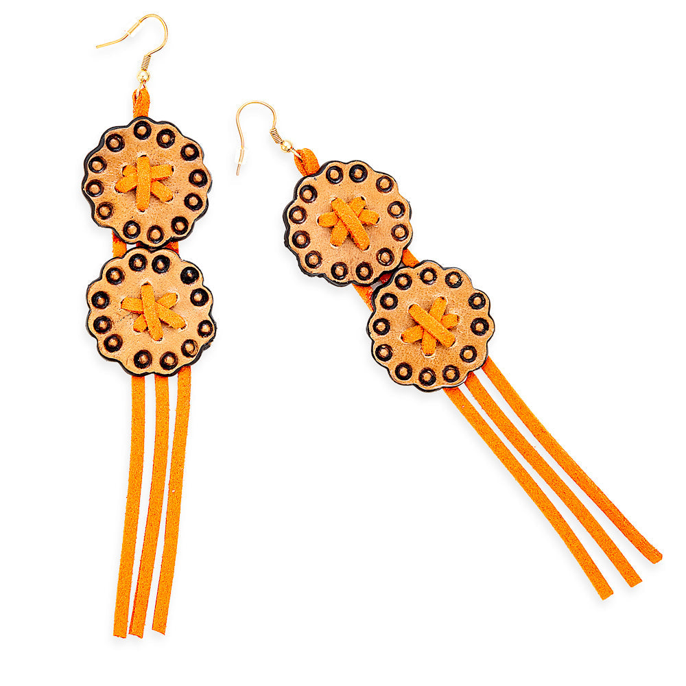 Boucles d'oreilles Fleur souriante