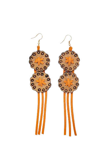 Boucles d'oreilles Fleur souriante