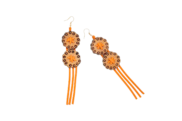 Boucles d'oreilles Fleur souriante