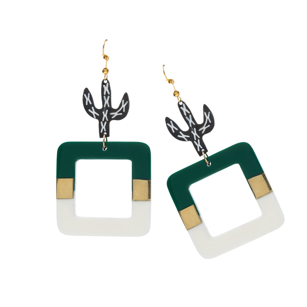 Boucles d'oreilles Cactus Dactus