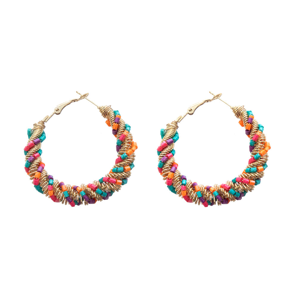 Boucles d'oreilles perles Colorform