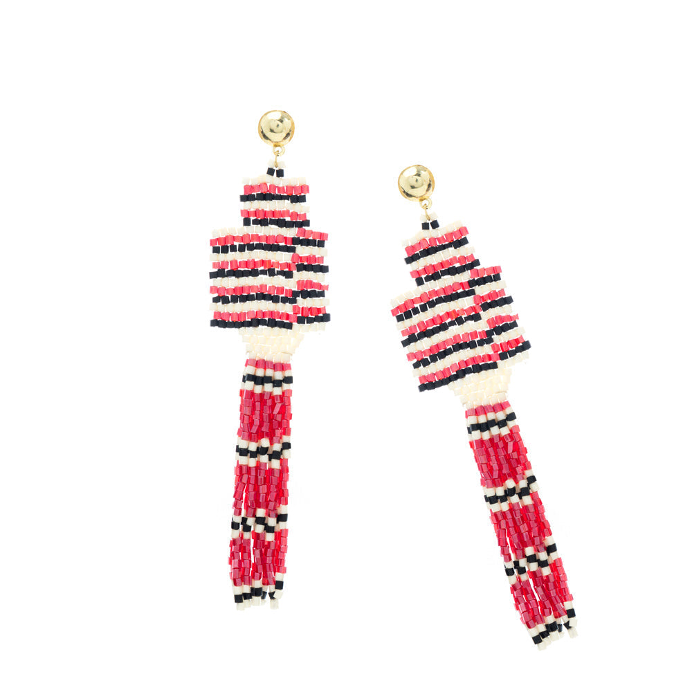 Boucles d'oreilles perlées L'Freyde