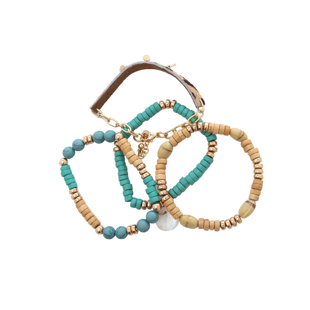 Bracelet Mariquita superposé