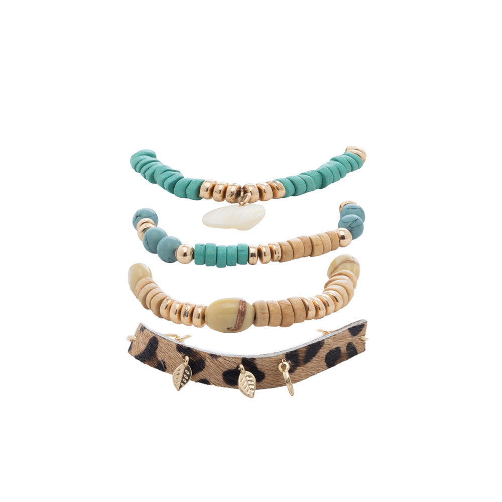Bracelet Mariquita superposé