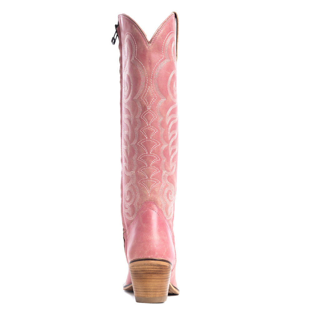 Bottes en cuir Nalejandra Rose
