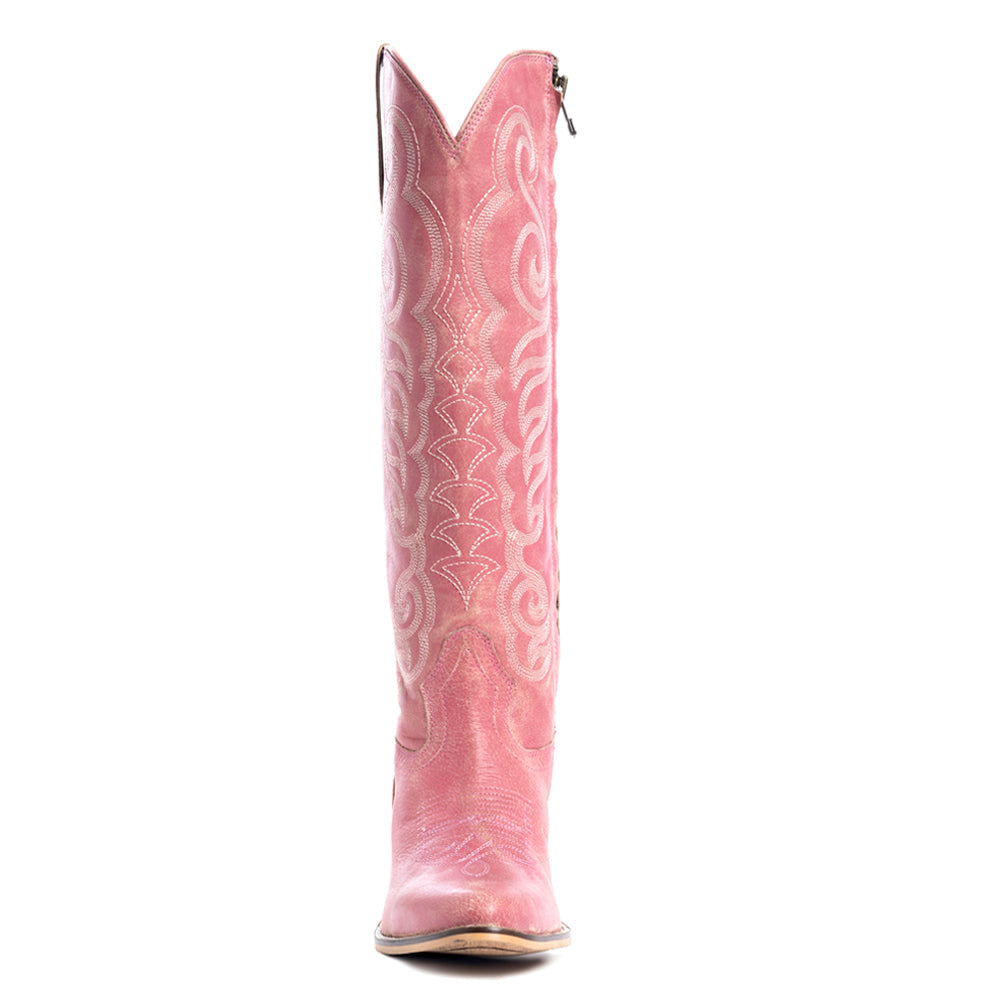 Bottes en cuir Nalejandra Rose