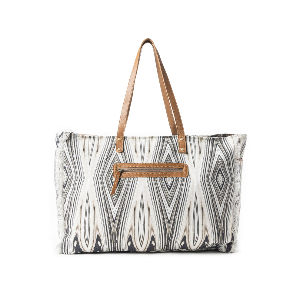 Sac de Voyage Tribal Spirit Adventure en Blanc Cassé