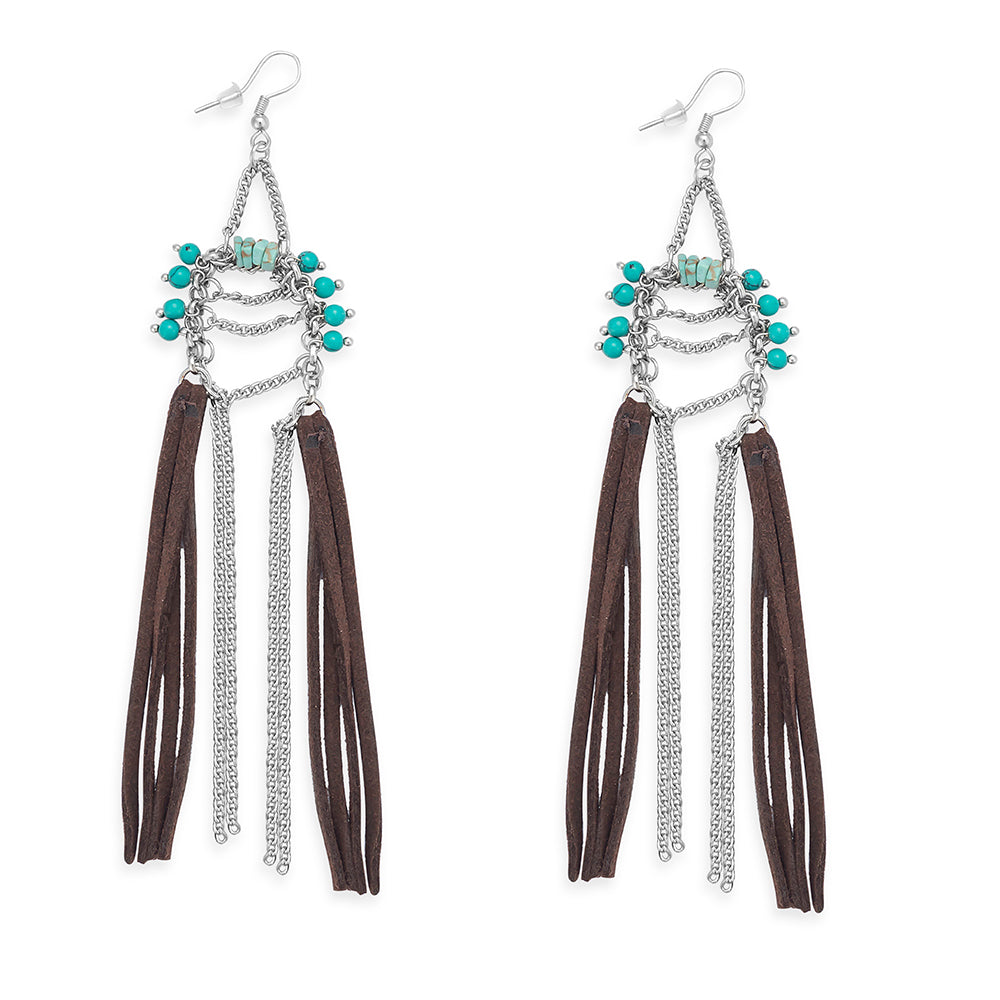 Boucles d'oreilles Mesa South à franges