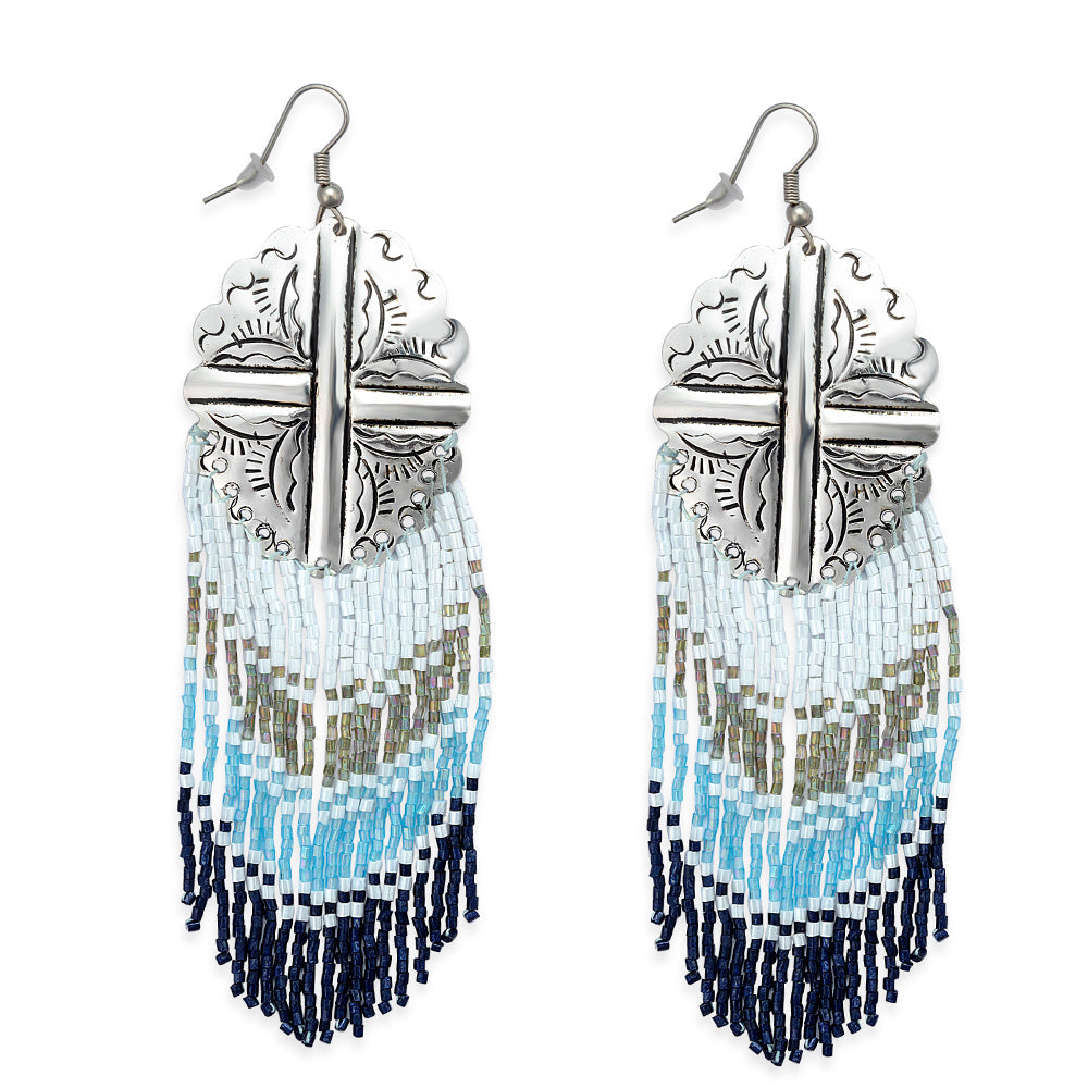 Boucles d'oreilles perlées Eagle Falls
