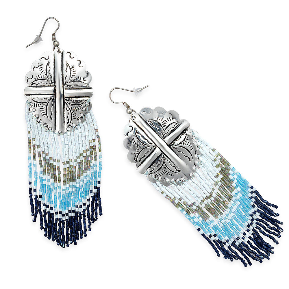 Boucles d'oreilles perlées Eagle Falls