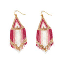 Boucles d'oreilles Claridad couleur écarlate
