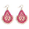 Boucles d'oreilles Puebla Rosa