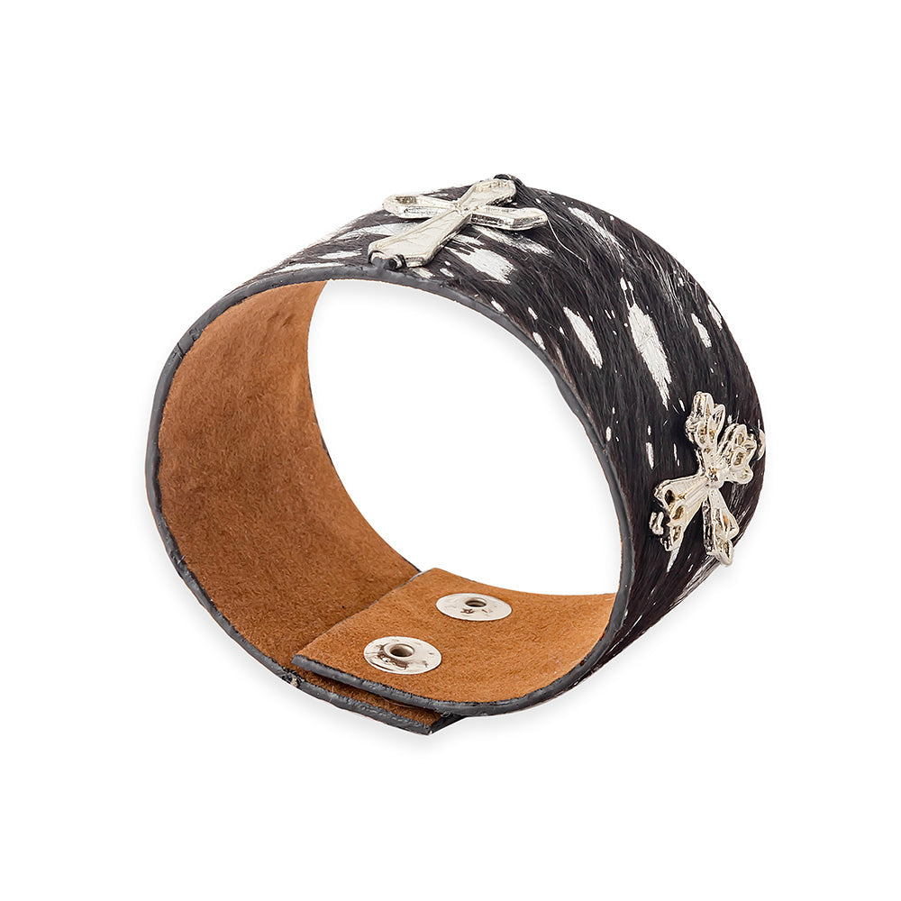 Bracelet-manchette La Cruz Plata