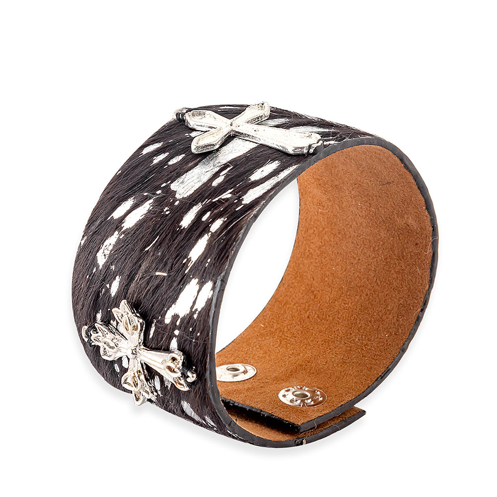 Bracelet-manchette La Cruz Plata