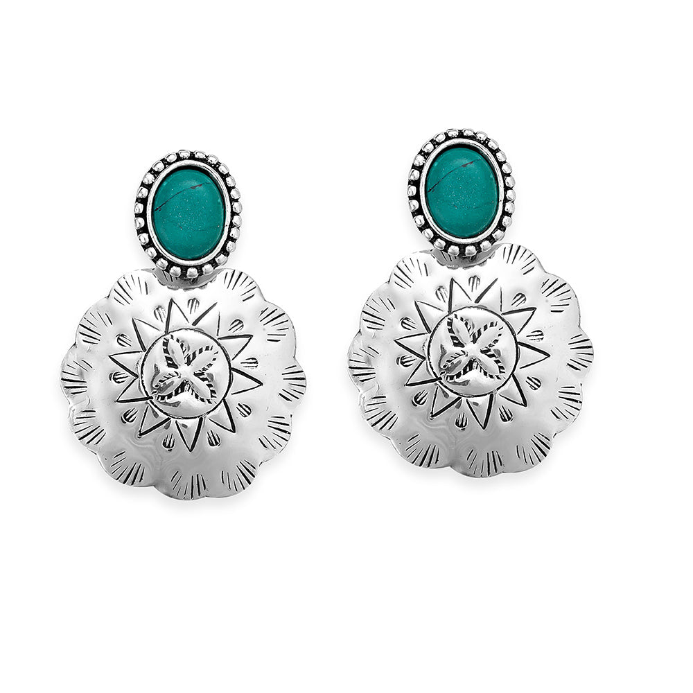 Boucles d'oreilles concho Soleil Brillant