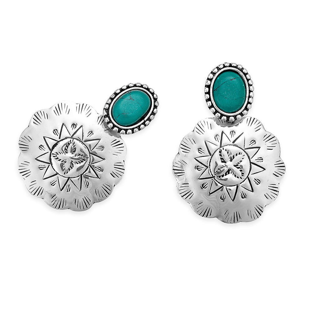 Boucles d'oreilles concho Soleil Brillant